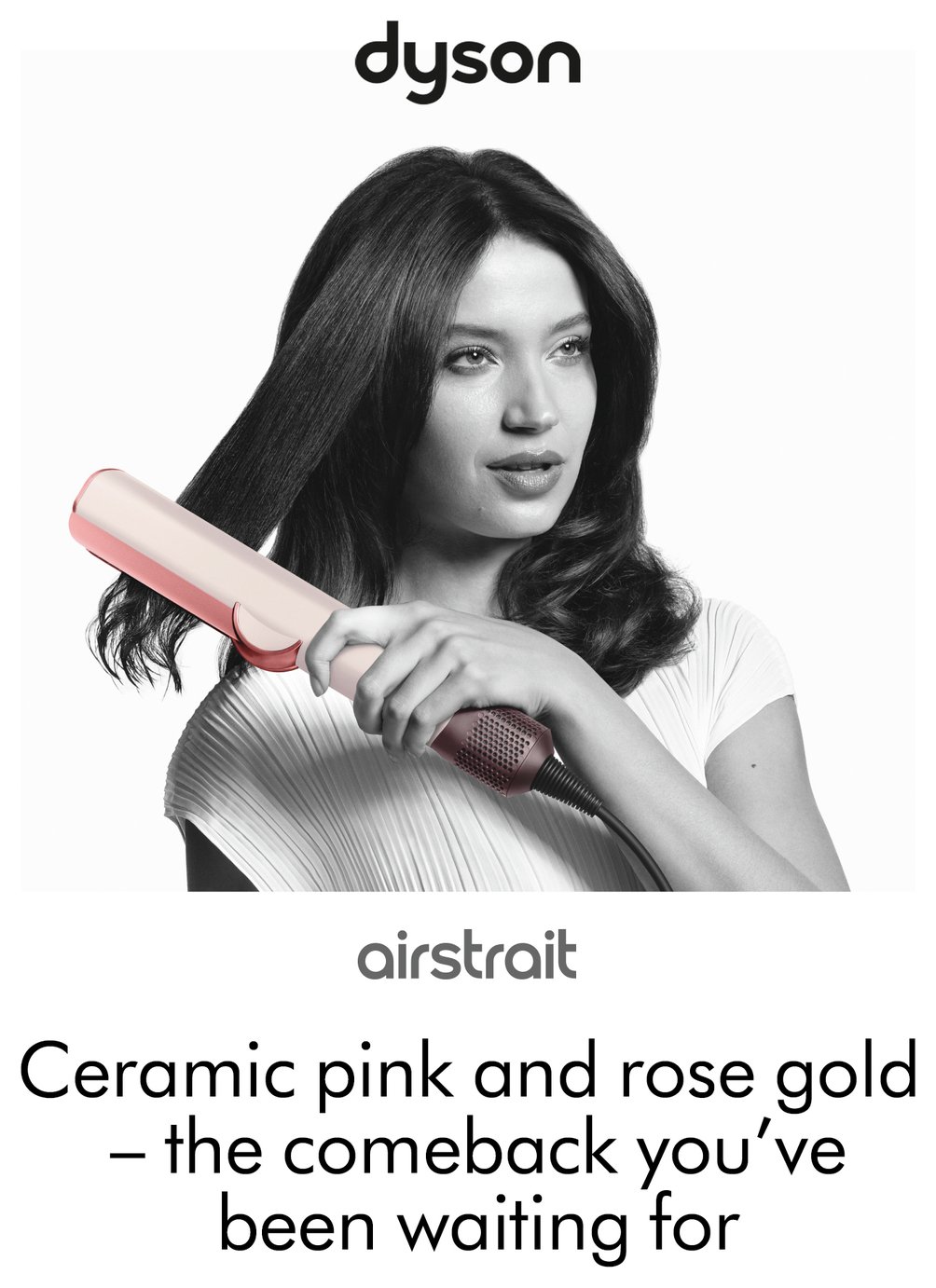 Buy Dyson Airstrait Hair Straightener – Pink & Rose Gold | Hair