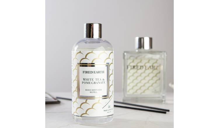 Fired Earth Reed Diffuser Refill  - White Tea & Pomegranate