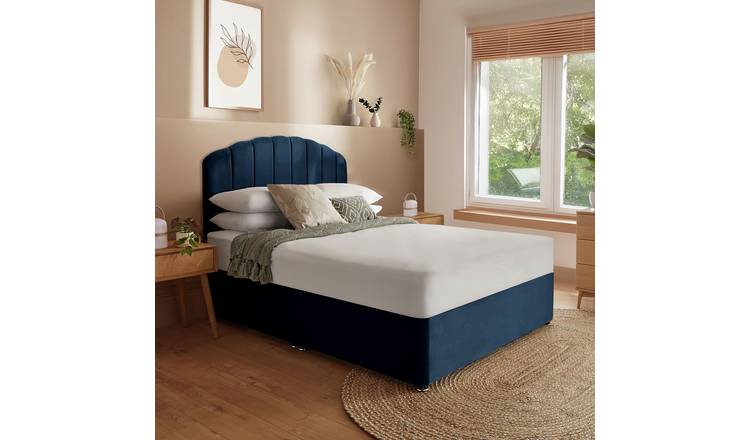 Silentnight Middleton Double Divan Bed - Blue