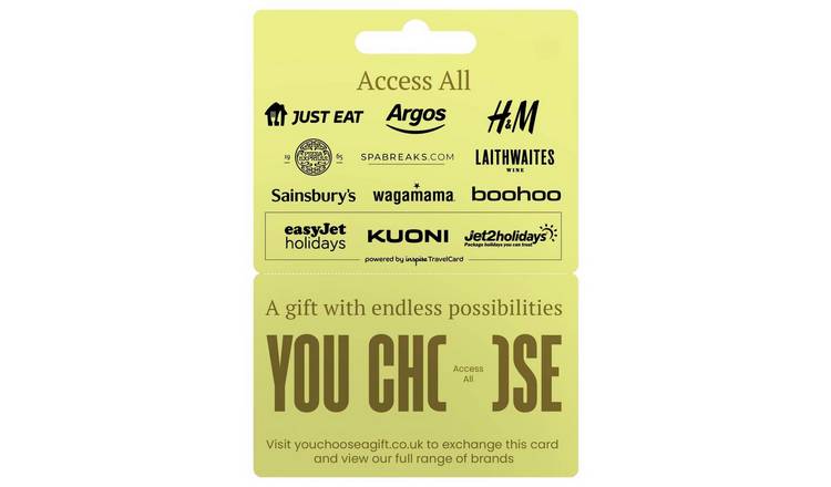 You Choose Access All 30 GBP Gift Card