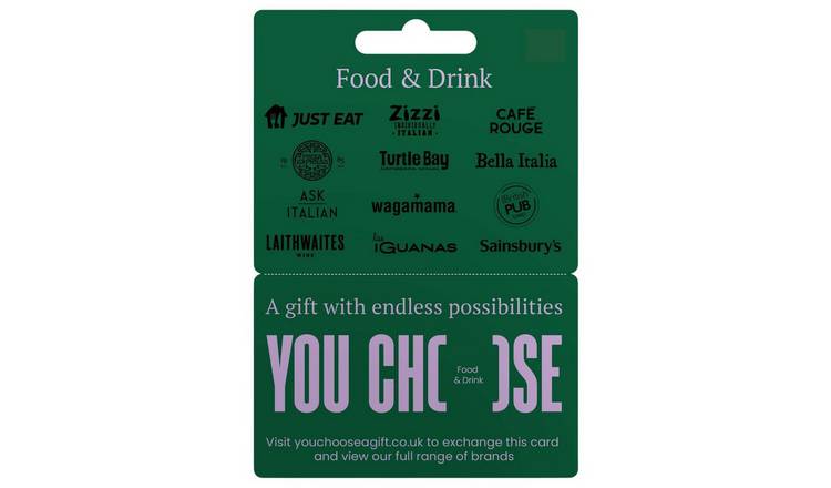 You Choose Food & Drink 30 GBP Gift Card