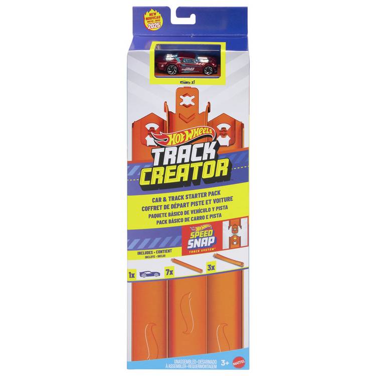 Hot Wheels Track Creator Car & Track Pack & Toy Car 0