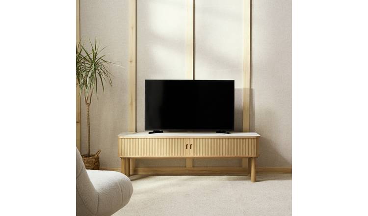 Habitat Lex 2 Door TV Unit - Oak