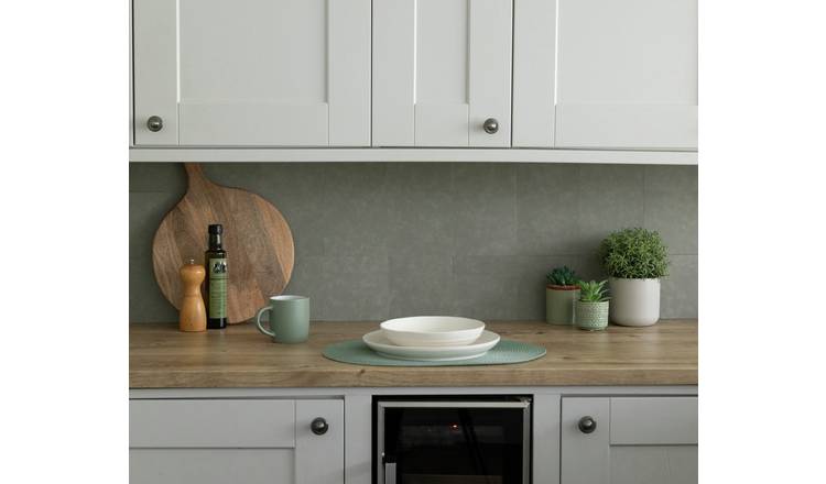 D-C-Fix Olive Peel & Stick Wall Tiles 15cm X 15cm 3-Pack