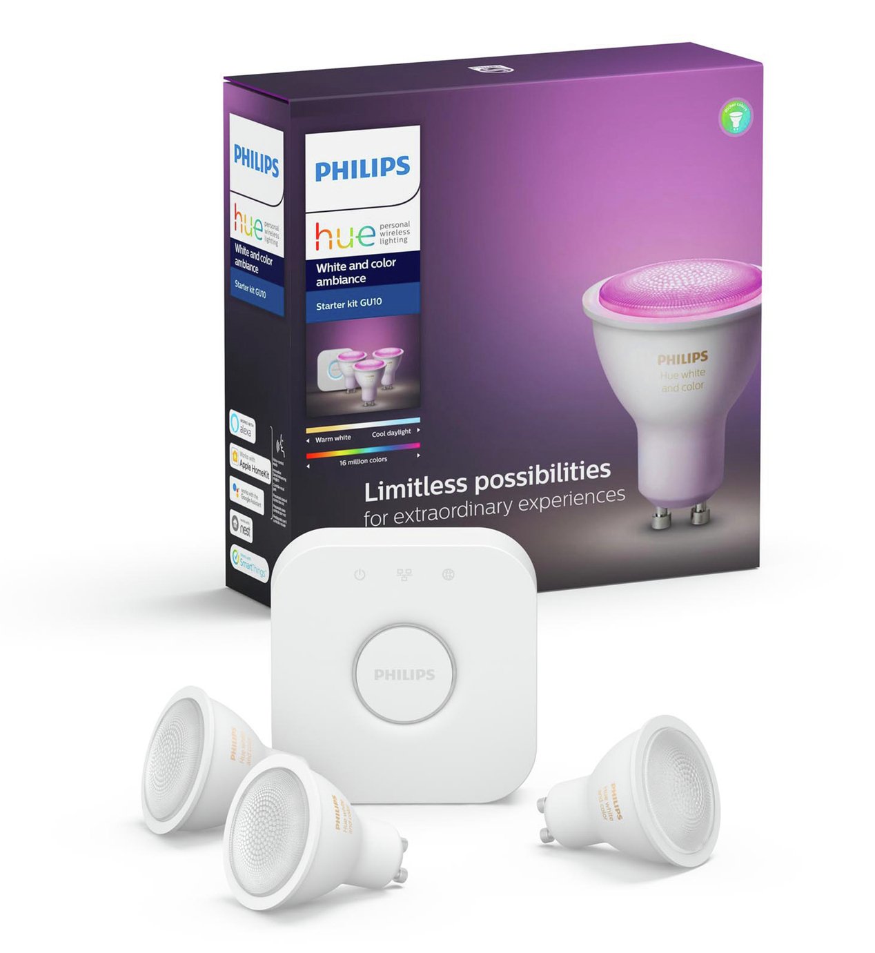 Philips Hue Starter Kit with Colour Ambience GU10 Bulb Review