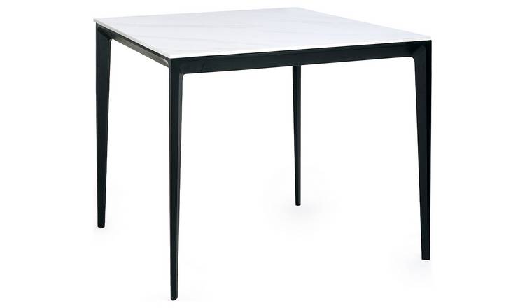 Julian Bowen Dexter Marble Effect 4 Seater Dining Table