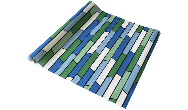 D-C-Fix Vitrail Static Cling Window Film - Blue