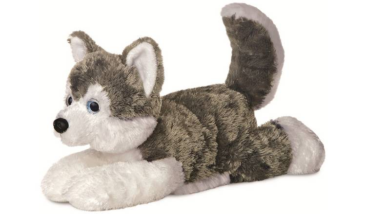 Aurora Flopsies Shadow Huskey 12-inch Plush Toy