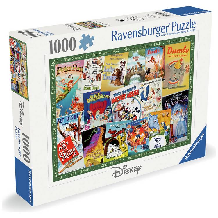 Ravensburger Disney Village Movie Poster 1000 Pieces Puzzle 0
