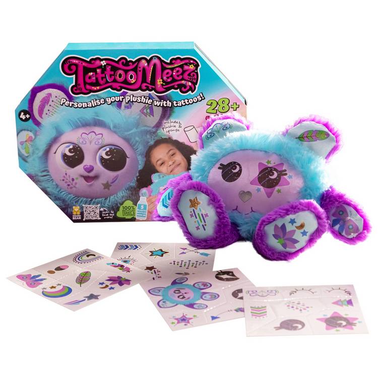 Tattoo Meez Blue Plushie Pal 0