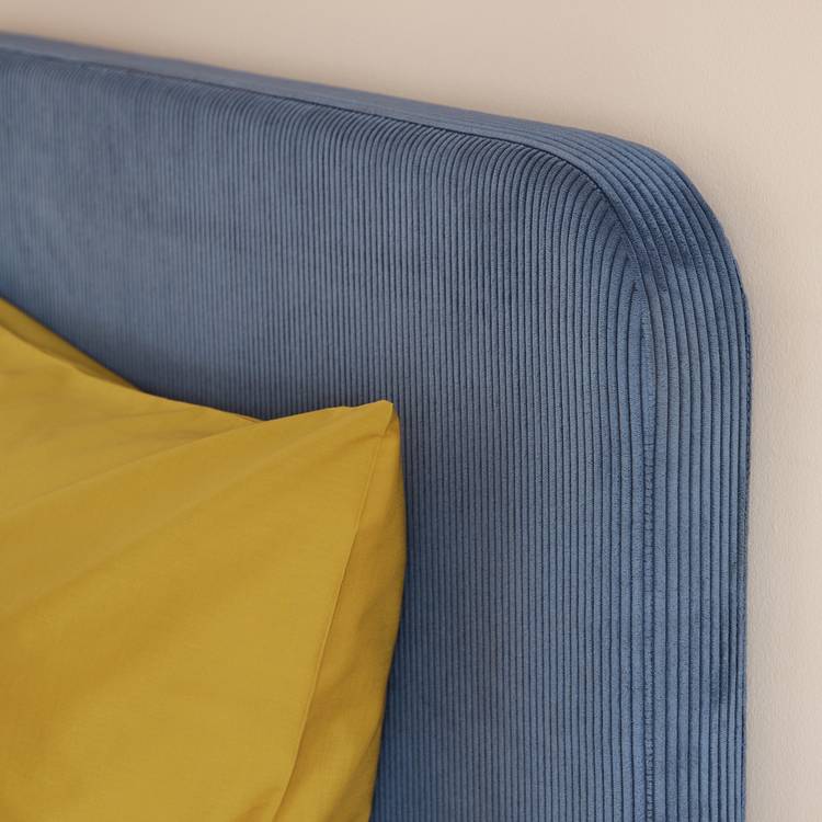 Habitat Arden Single Fabric Bed Frame - Blue 0