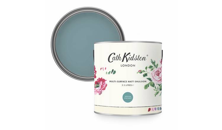 Cath Kidston Multi-Surface Matt Paint 2.5L - Denim Pocket