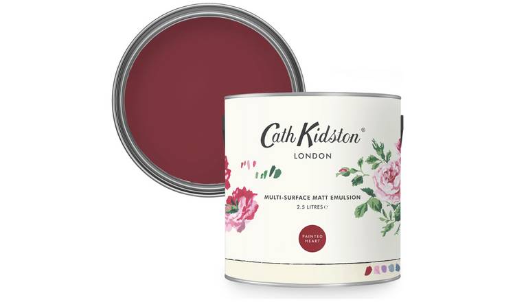 Cath Kidston Painted Heart 2.5L Emulsion - Red