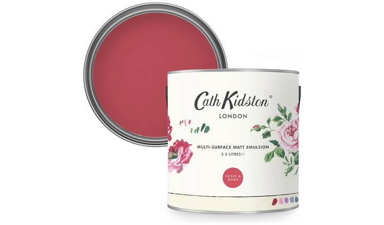 Cath Kidston 2.5L Rows & Bows Emulsion - Red