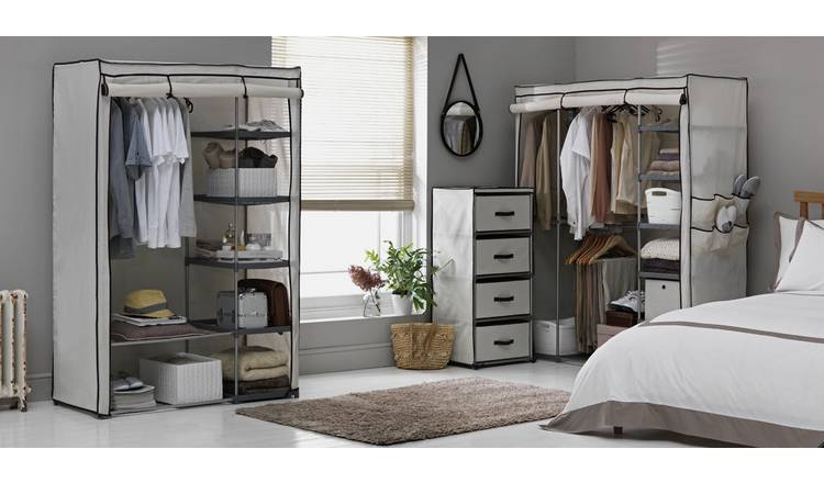 Argos metal deals wardrobe