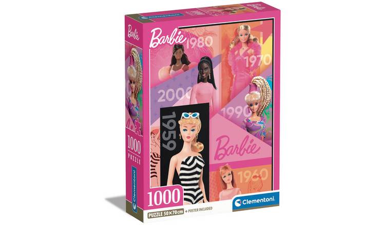 Barbie Through The Years 1000 Piece Jigsaw Puzzle