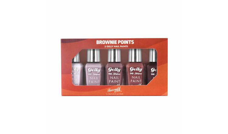 Barry M Brownie Points Hi Shine 5 Gelly Nail Paints