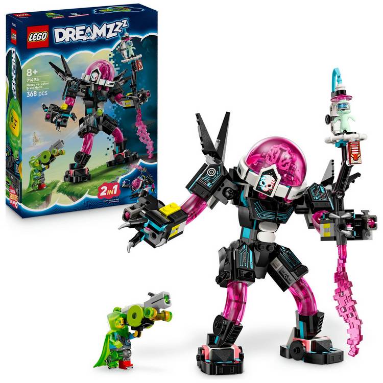 LEGO DREAMZzz 2in1 Mateo vs. Cyber Brain Mech Toy 71495 0
