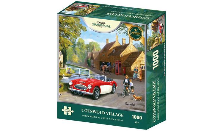 Kidicraft Nostalgia Cotswold Village 1000 Pieces Puzzle