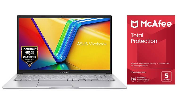 ASUS Vivobook 15.6in i5 16GB 512GB Laptop Bundle