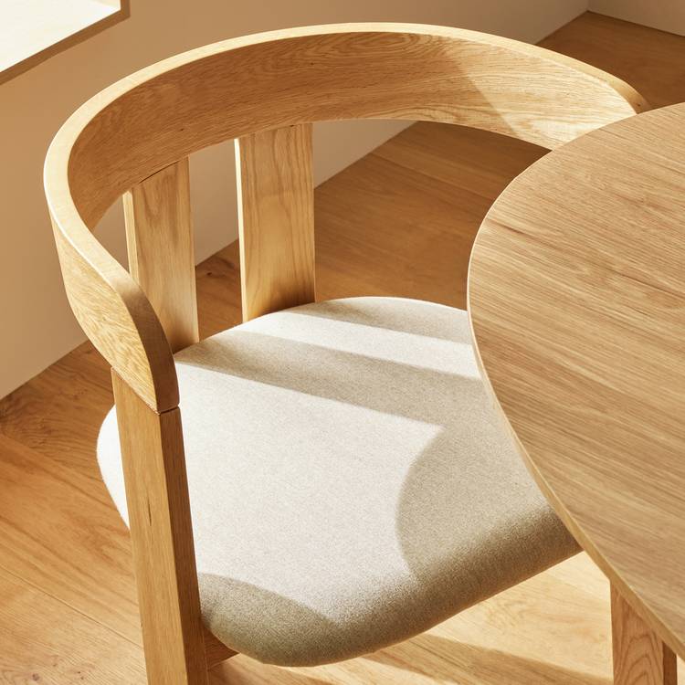 Habitat Janie Solid Wood Dining Chair - Oak 0