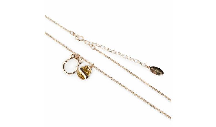 Custard London Gold Winnie The Pooh Pendant Necklace