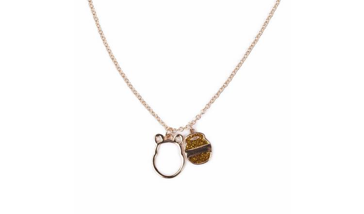 Custard London Gold Winnie The Pooh Pendant Necklace