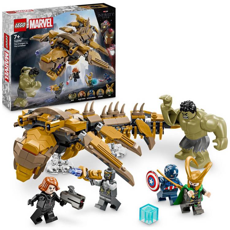 LEGO Marvel The Avengers vs. The Leviathan Playset 76290 0