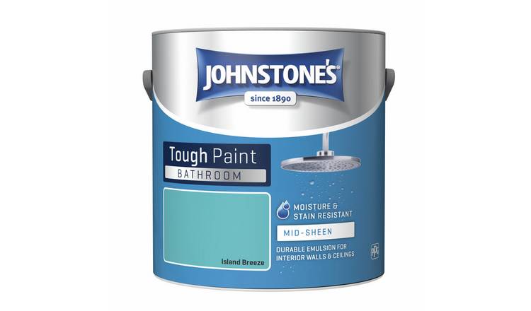 Johnstone's Bathroom Paint 2.5L- Island Breeze