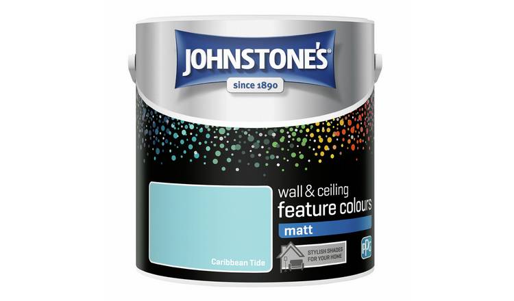 Johnstone's Wall & Ceiling Caribbean Tide Matt Paint 2.5L