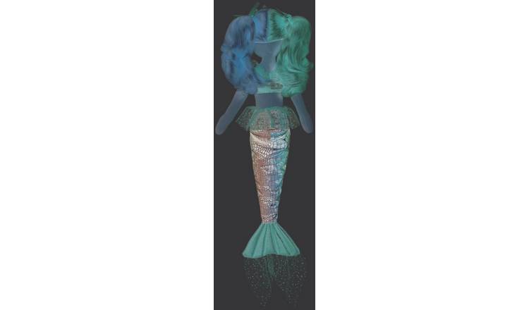 Aurora Sea Sparkles 18-inch Pastel Sea Rose Plush Toy
