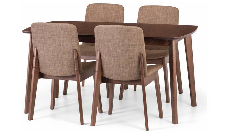 Julian Bowen Kensington Extending Dining Table & 4 Chairs