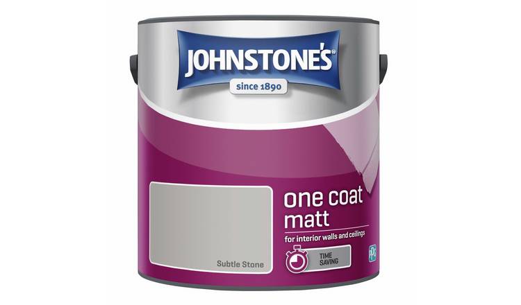Johnstone's One Coat Matt Emulsion White 2.5L