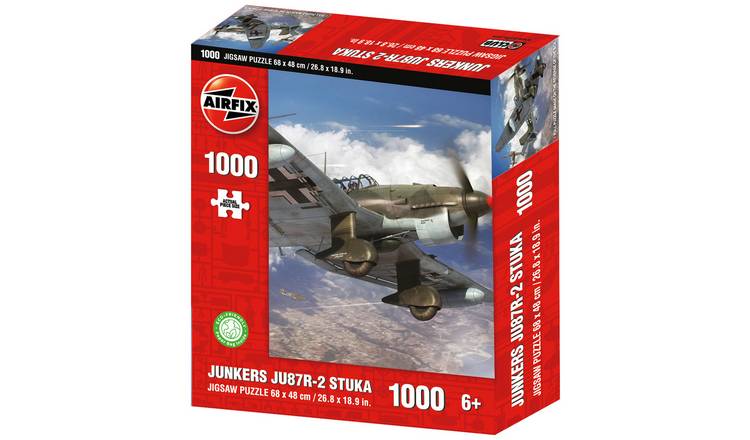 Kidicraft Airfix Junkers Ju87R-2 Stuka 1000 Pieces Puzzle