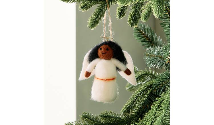 Argos Home Single Angel Hanging Christmas Ornament -Assorted
