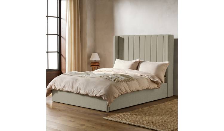 Habitat Kempley Kingsize End Lift Ottoman Bed - Cream