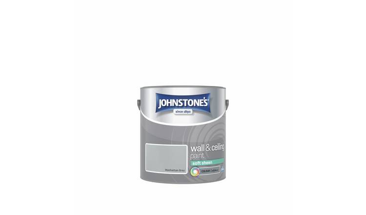 Johnstone's Softsheen Paint 2.5L - Manhattan Grey