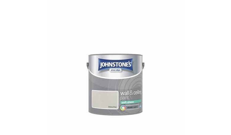 Johnstone's Wall & Ceiling Softsheen Paint 2.5L- China Clay