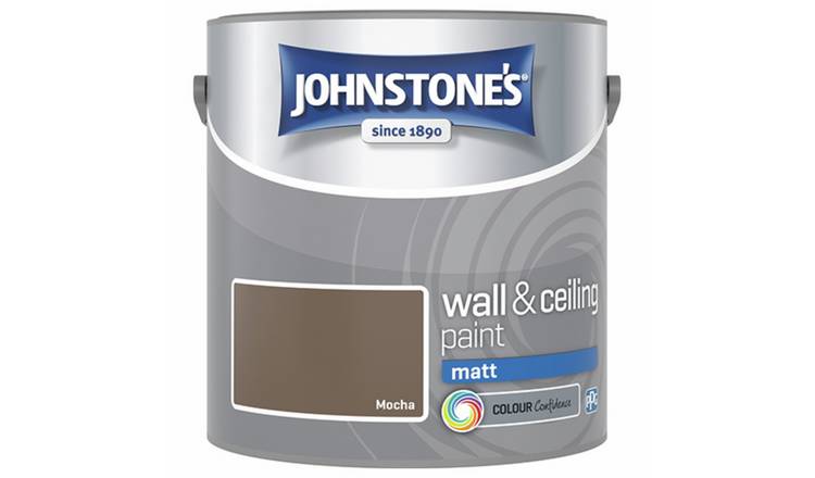 Johnstone's Wall & Ceiling Matt Paint 2.5L - Mocha