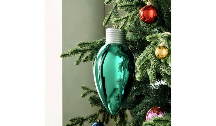 Habitat Single Oversized Green Christmas Hanging Ornament