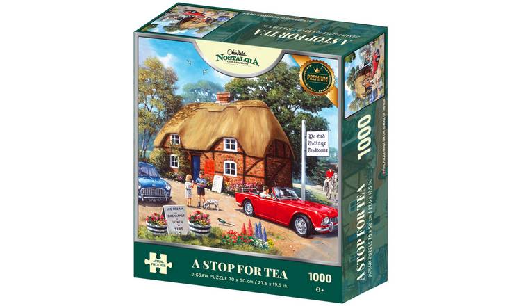 Kidicraft Nostalgia A Stop For Tea 1000 Pieces Puzzle