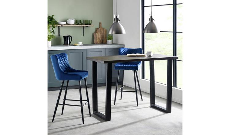 Julian Bowen Brooklyn 2 Seater Bar Table - Dark Oak