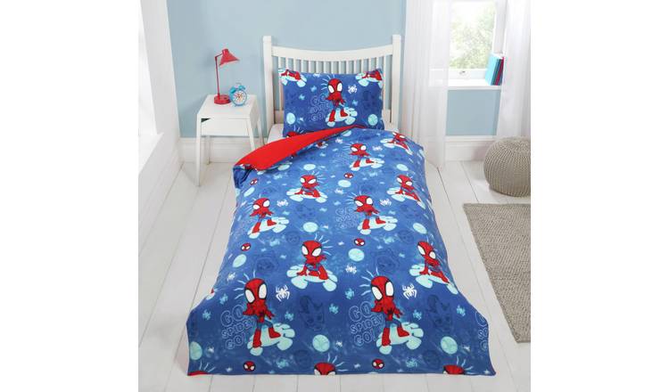 Disney Spidey and Friends Fleece Kids Bedding Set - Single