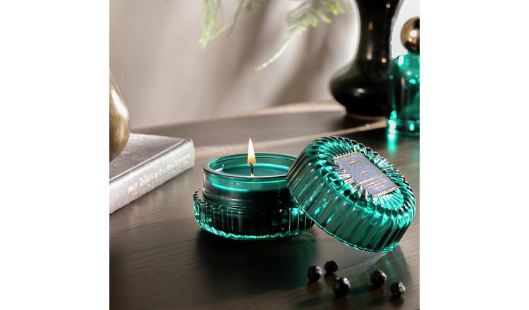 Habitat Small Lidded Votive Candle - Juniper & Gin