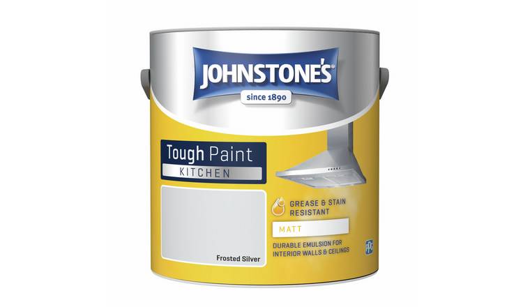 Johnstone's Kitchen Paint 2.5L - Frosted Silver