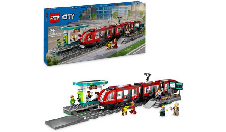 LEGO City Downtown Tram and Station Toy Set 60423