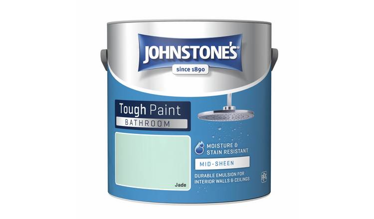 Johnstone's Bathroom Mid Sheen Paint 2.5L - Jade