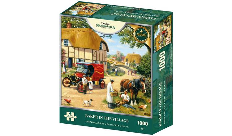 Kidicraft Nostalgia Baker In The Village 1000 Pieces Puzzle