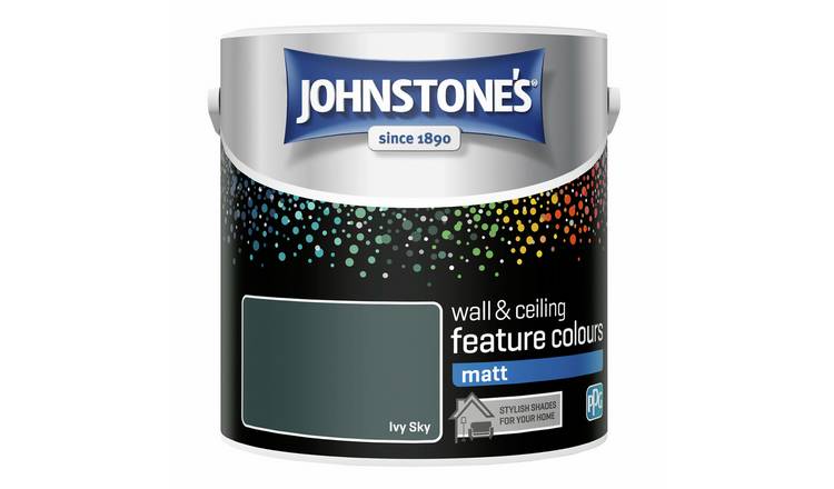 Johnstone's Feature Matt Paint 2.5L - Ivy Sky