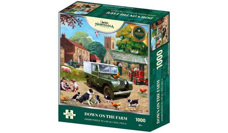 Kidicraft Nostalgia Down On The Farm 1000 Pieces Puzzle
